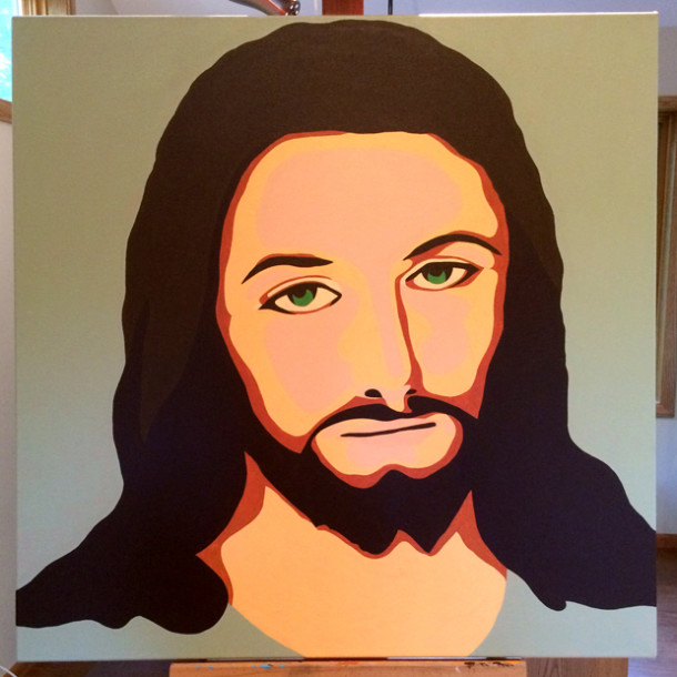 A Commissioned Painting of Jesus BORBAY