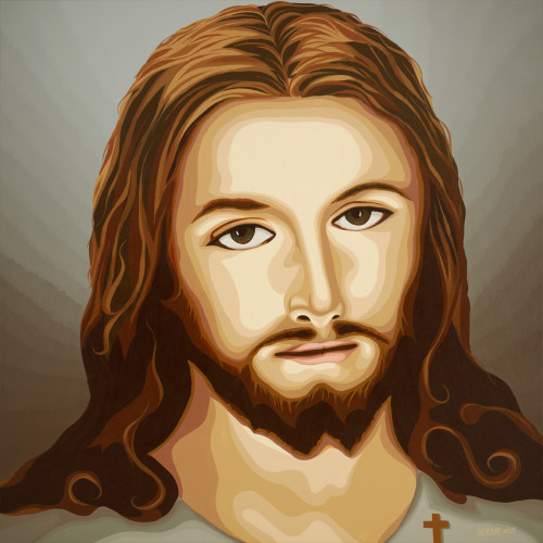 A Commissioned Painting of Jesus - BORBAY