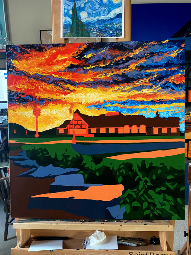 Biltmore Country Club Painting Process 5