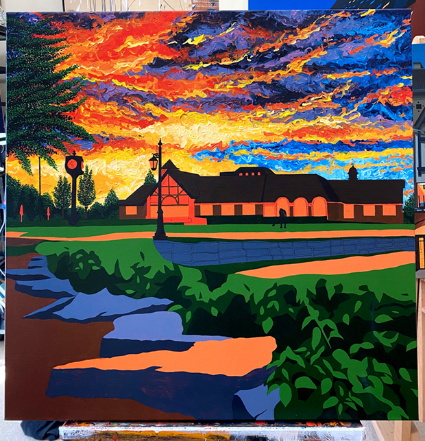 Biltmore Country Club Painting Process 6