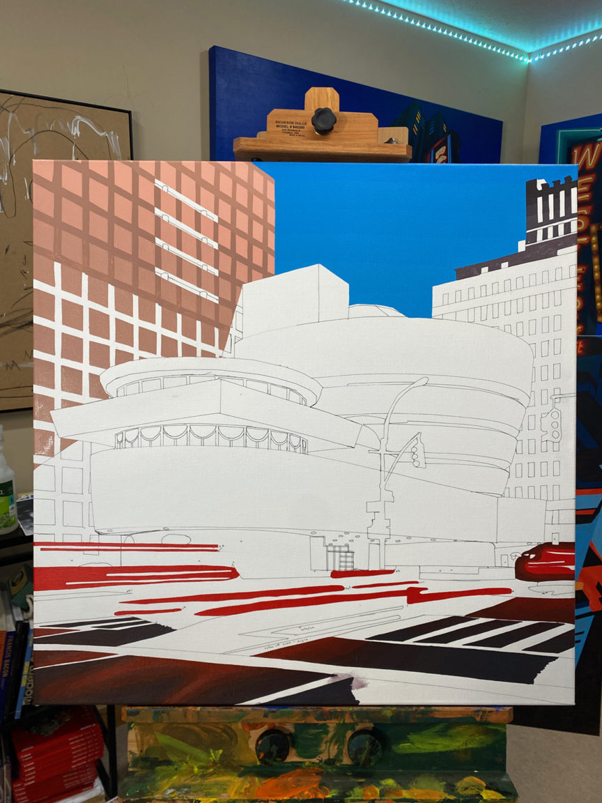 Bright Lights Big City Guggenheim Process by Borbay 2