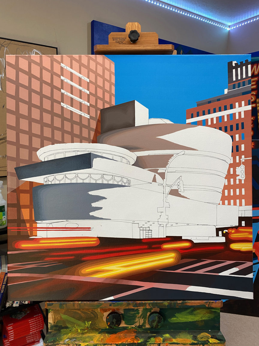 Bright Lights Big City Guggenheim Process by Borbay 4