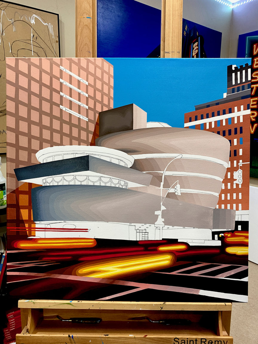 Bright Lights Big City Guggenheim Process by Borbay 5