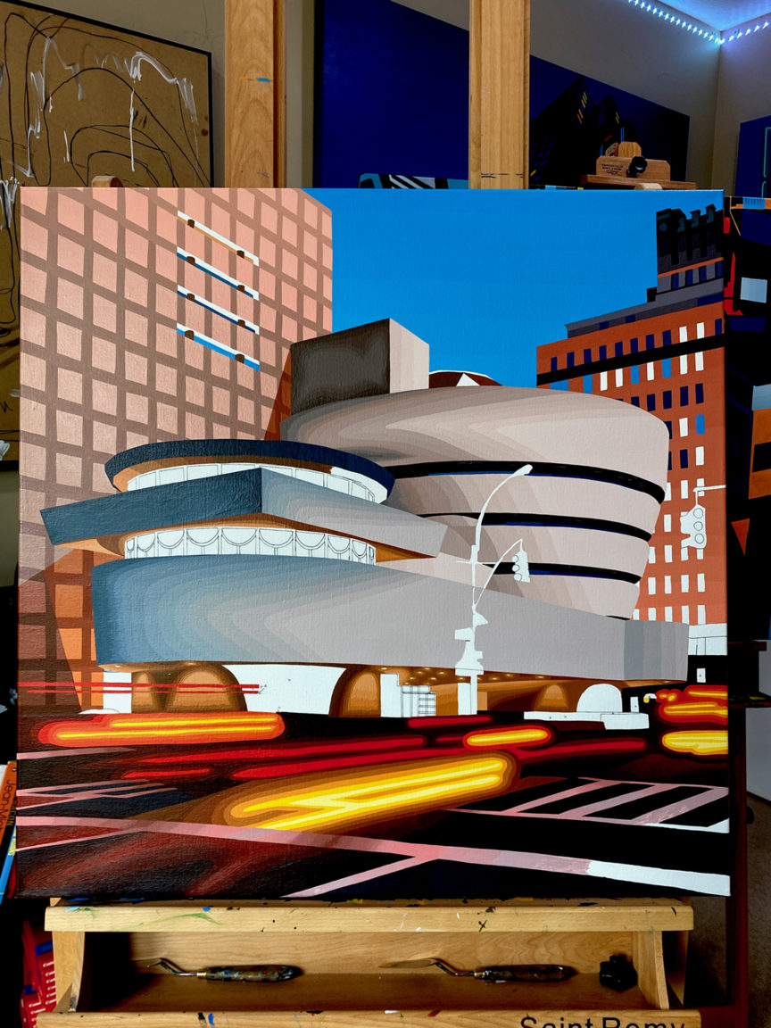 Bright Lights Big City Guggenheim Process by Borbay 7