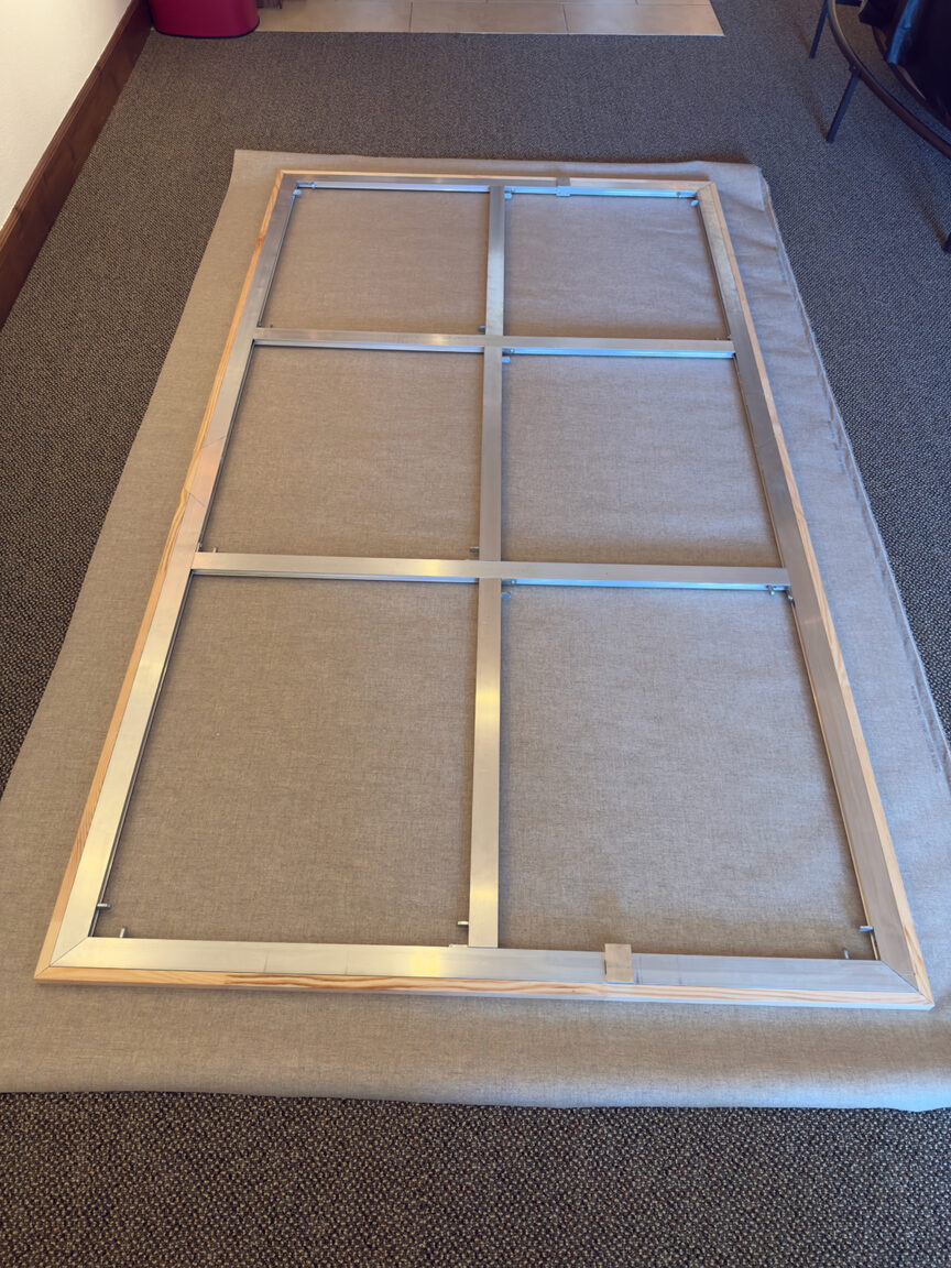 Turned Myself to Face Me Painting Process 2 by Borbay