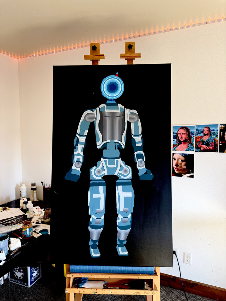 Boston Dynamics Atlas Painting Process by Borbay 5