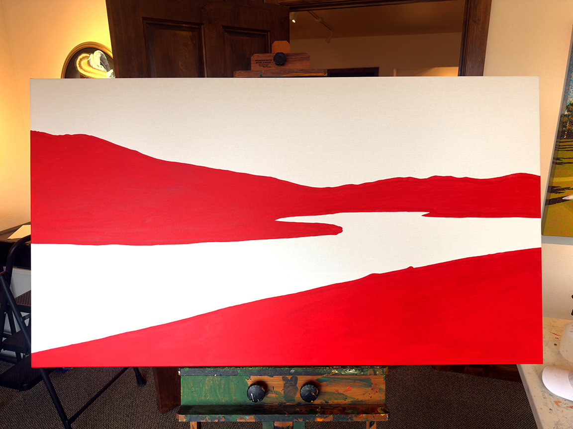 Bronze Buffalo Ranch Hole 10 by Borbay Painting Process 1